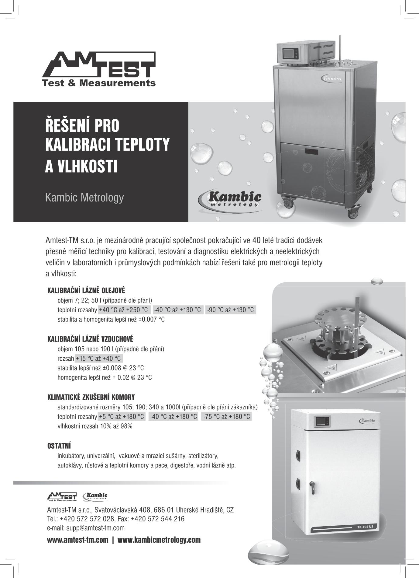 Humidity and temperature calibration