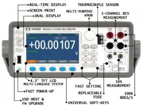 M352XA Series - 6 1/2 Digits 4.3”TRMS Multimeter