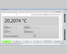 Etalonový měřič teploty UT-ONE S01A