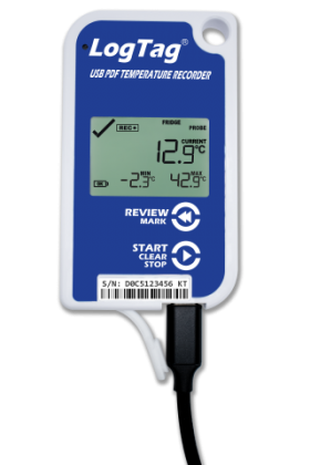 TRED30-16U Teplotní datalogger bez nutnosti softwaru s USB rozhraním a 60denním displejem