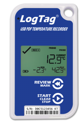 TRED30-16U Teplotní datalogger bez nutnosti softwaru s USB rozhraním a 60denním displejem